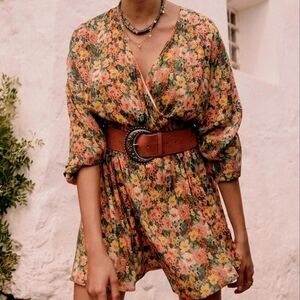 Sezane Pat dress  multi floral XS NWOT